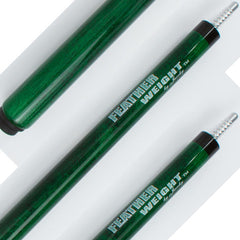 Jacoby Feather Weight Break Cue - Green - Cue Depot
